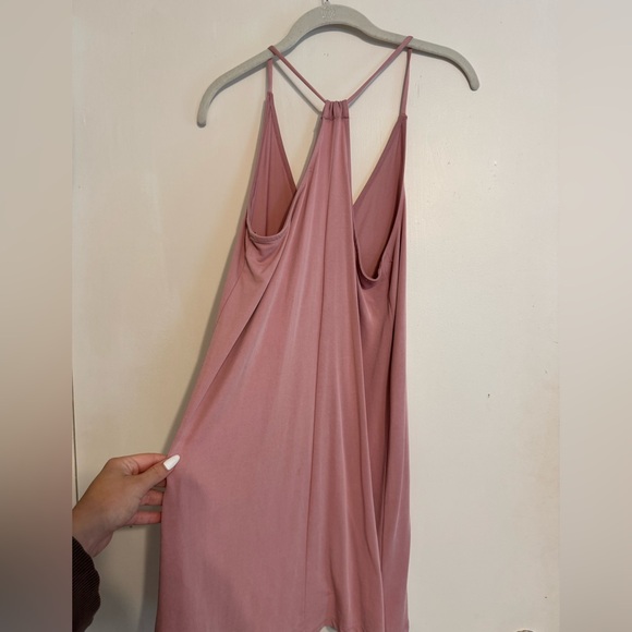 Light Pink Spring Flow Sleeveless Dress - Picture 2 of 2